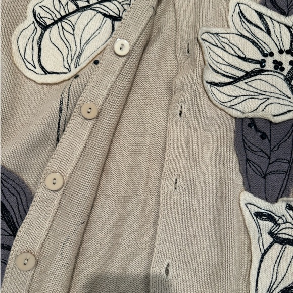 STORYBOOK KNITS Contemporary Floral Cardigan - Picture 6 of 9